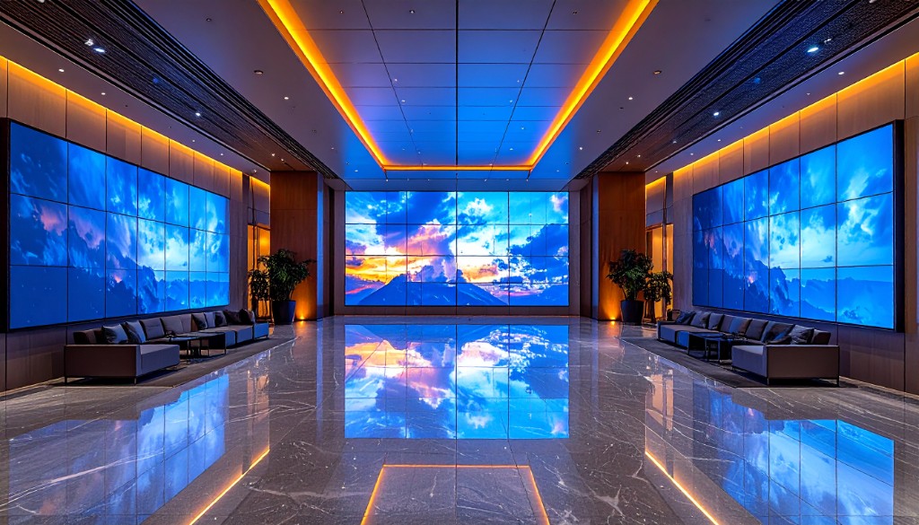 Toeled LED ekran showroom
